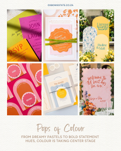 Pops of colour